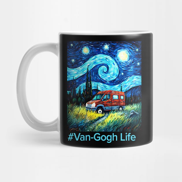 Van-Gogh Meets Van Camping Life #Van-Gogh Life Funny by VogueTime